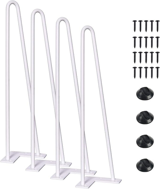 SMARTSTANDARD 16 Inch Heavy Duty Hairpin Furniture Legs, Metal Home DIY Projects by SMARTSTANDARD