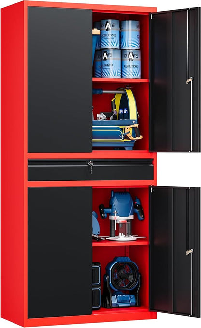 Yizosh Metal Garage Storage Cabinet by Yizosh