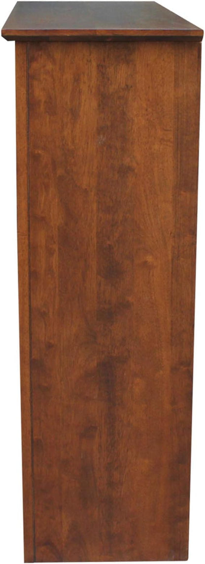 Solid Wood Bookcase 36" High, Adjustable Shelves, Kitchen/Dining Furniture - Image 7