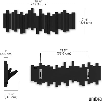 Umbra Sticks Wall-Mounted Coat Rack Rail Hook - Image 3