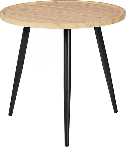 VECELO Modern Side Table, Round Small End Table, Exclusively Designed by VECELO