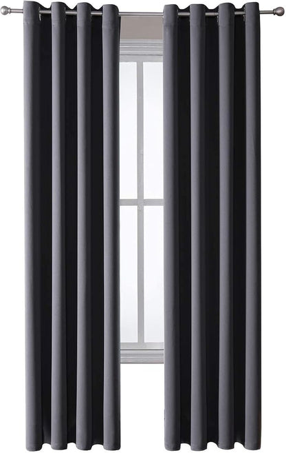 ChrisDowa Blackout Curtains for Bedroom and Living Room 84 Inches Long | 2 - Image 7