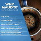 Maud's Organic Guatemalan Coffee Pods, 50 ct, Single Origin Guatemalan Medium Roast Coffee in Recyclable Single Serve Pods – 100% Arabica Beans, Compatible with Keurig K Cups Maker