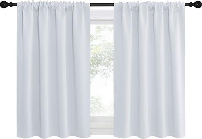 NICETOWN Greyish White Window Curtain Panels, RV Bunk Curtains, Thermal - Image 2