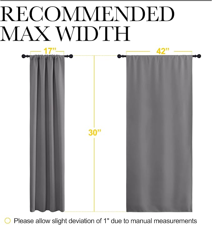 NICETOWN RV Bunk Curtains, Thermal Insulated Rod Pocket Blackout Blinds & Drapes - Image 7