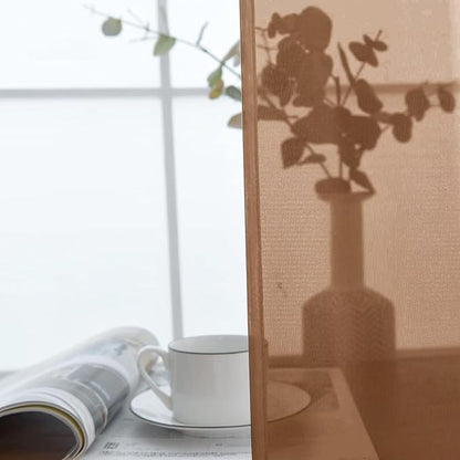 SpaceDresser Sheer Voile Window Treatment Rod Pocket Curtain Panels - Image 4