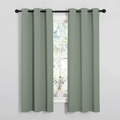 NICETOWN Bedroom Curtain Panels Blackout Draperies, Thermal Insulated Solid by NICETOWN