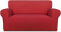 PureFit Stretch Loveseat Covers Fleece Couch Covers by PureFit