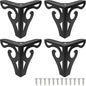 Piutouyar 4 Inch Hollow Out Furniture Legs Set of 4, Modern Triangle Couch Feet by Piutouyar