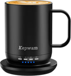 Heated Coffee Mug T1-14oz Fast Heating & Longer Battery Life Self Heating Coffee Mug Hot to 149℉ - Touch & App Controlled Mug Coffee and Hot Beverage Warmer, Gifts for Women and Men