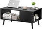 ZenStyle Mid Century Modern Coffee Table, Wooden Retro Coffee Table by ZenStyle