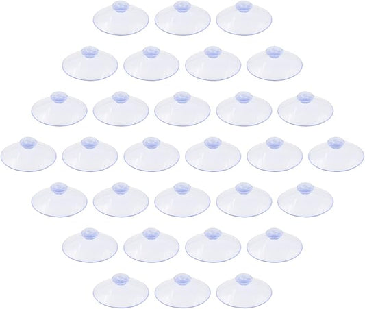 30 Pack Glass Table Suction Cups - 45mm Rubber Suckers by Qjaiune