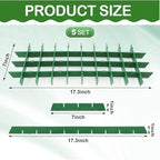 5 Sets Medium Freeze Dryer Tray Dividers Compatible with Harvest Right Trays, Freeze Dried Strawberrie Candy Fruit Dog Cat Treats Tray Dividers, Ideal Accessories for Freeze Dryer Owner(Green)