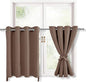 RV Blackout Curtains for Bedroom, 52 x 36 Inches Long, Cappuccino | Thermal by Hiasan