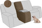 ALIECOM Recliner Sectional Couch Covers L Shape Stretch Corner Reclining by ALIECOM