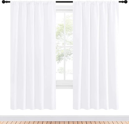 NICETOWN 50% Light Blocking Kitchen Curtains - Image 2