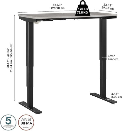 Bush Business Furniture 48-inch Electric Height Adjustable Standing Desk - Image 7