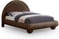 Meridian Furniture MadridBrown-Q Madrid Collection Art Deco Queen Bed by MeridianFurniture