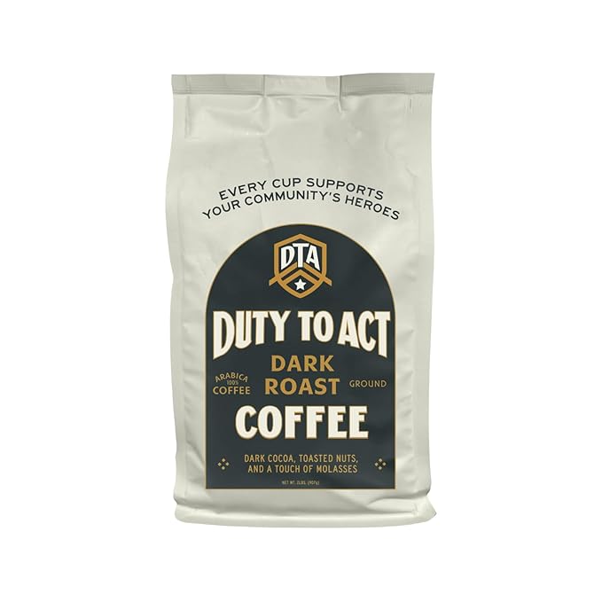 Duty to Act Dark Roast Ground Coffee, 2 lbs (Pack of 2)