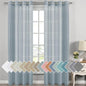 H.VERSAILTEX Linen Curtains Flax Linen Blended Curtain Panels by HVERSAILTEX