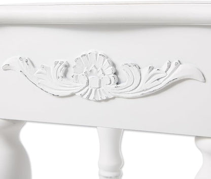 Sunshine Megastore Carved White Side Table - Image 8