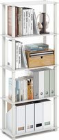 Furinno Turn-S-Tube Book Shelf, 5-Tier Toolless Storage Shelves by Furinno-FitsYourSpaceFitsYourBudget