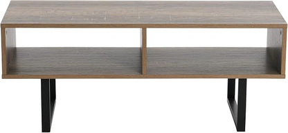 Household Essentials Jamestown TV Stand Coffee Table - Image 4