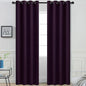 Yakamok Room Darkening Curtains 52x96 inch Length Dark Purple-Living Room | 2 by Yakamok