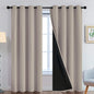 Yakamok Natural Blackout Curtains 90 Inches Long by Yakamok