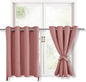 RV Blackout Curtains for Bedroom, 52 x 36 Inches Long, Dusty Rose | Thermal by Hiasan