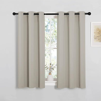NICETOWN Room Darkening Short Curtain Panels by NICETOWN