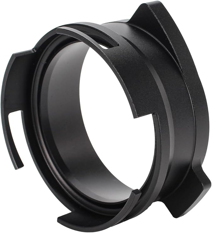 Espresso Dosing Funnel Compatible with Breville/Sage 54mm Portafilter, Aluminum Alloy, Black
