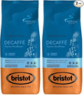 Bristot Decaf Ground Espresso – Medium Roast Italian Coffee – Smooth & Bold Flavor – 8.8 oz (250g) (Pack of 2)