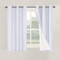 H.VERSAILTEX Primitive Linen Curtains 100% Blackout Curtain Drapes Burlap by HVERSAILTEX