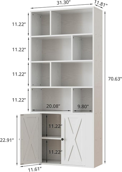 IRONCK Book Shelf, Tall Bookshelf - Image 3