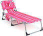 Goplus Tanning Chair, Folding Adjustable Patio Lounge Chair by Goplus