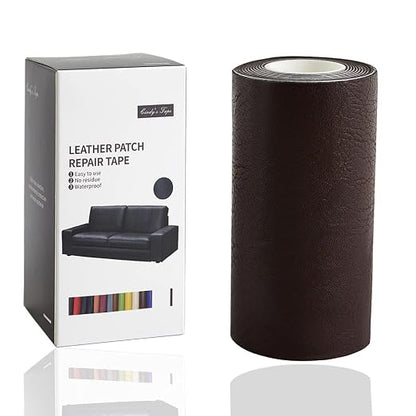 Leather Repair Tape Patch kit Retro Coffee Heavy Duty, 4x60 inch Self Adhesive by Cindy%27s+Tape