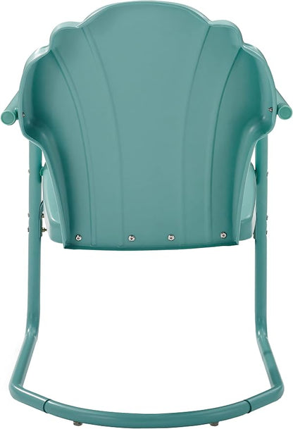Crosley Furniture Tulip 2-Piece Outdoor Chair Set, Retro Metal Patio Chairs - Image 6