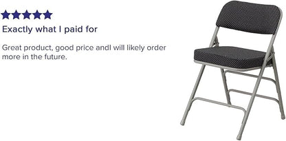 Flash Furniture HERCULES Series Premium Curved Triple Braced & Double Hinged - Image 6
