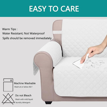 U-NICE HOME Large Sofa Cover Reversible Couch Cover - Image 5