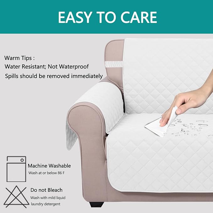 U-NICE HOME Loveseat Sofa Cover - Image 5