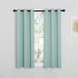 NICETOWN Thermal Insulated Curtains Blackout Draperies, Aqua Blue, 29 by 40 by NICETOWN