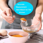 20-Piece Measuring Cups and Spoons Set, Nesting Stainless Steel Measuring Cups Spoons with Plastic Measuring Cup for Dry and Liquid Ingredients, Kitchen Cooking & Baking Gadgets