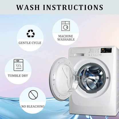MIULEE Dusty Blue Sheer Curtains 54 X 54 Inches, 2 Panels | Solid Color - Image 5