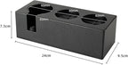 Espresso Tamping Station, ABS Plastic Black Portafilter Holder Espresso Coffee Equipment for Bar Home Office,Fit for 51mm 53mm(Accessories not Included)