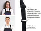 Unicorn Magic Design With Stars Adjustable Bib Apron, Unicorn Rainbow Galaxy Space Cooking Kitchen Apron for Men Women