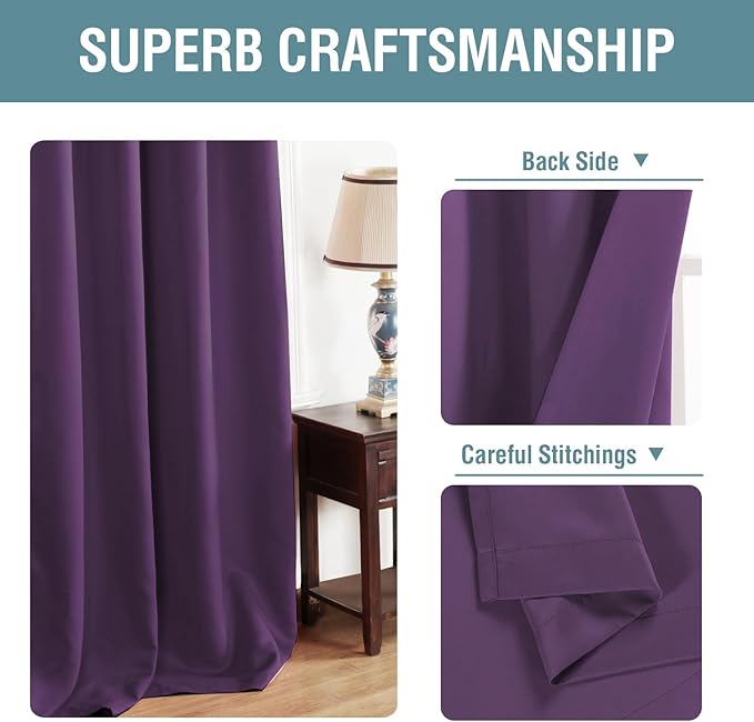 H.VERSAILTEX Blackout Curtain for Living Room Thermal Insulated Window - Image 3