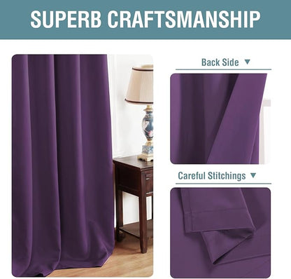 H.VERSAILTEX Thermal Insulated Blackout Window Curtains - Image 3