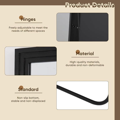 Full Length Mirror, Oversized Stand Up Mirrors Large Wall Mirrors, Wall Mounted - Image 5