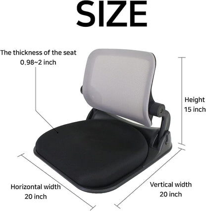 Patented Floor Chair with Back Support - Image 3
